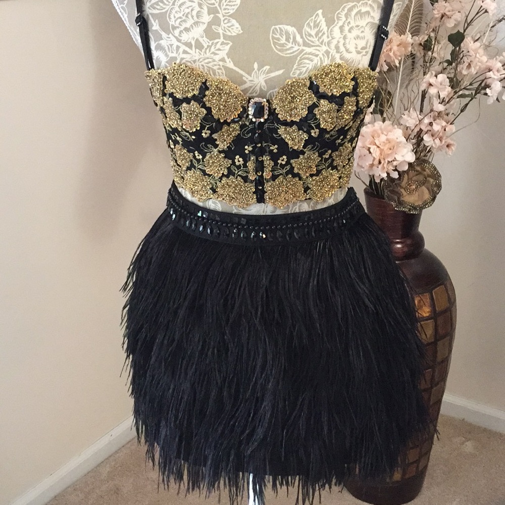 Embellished bustier